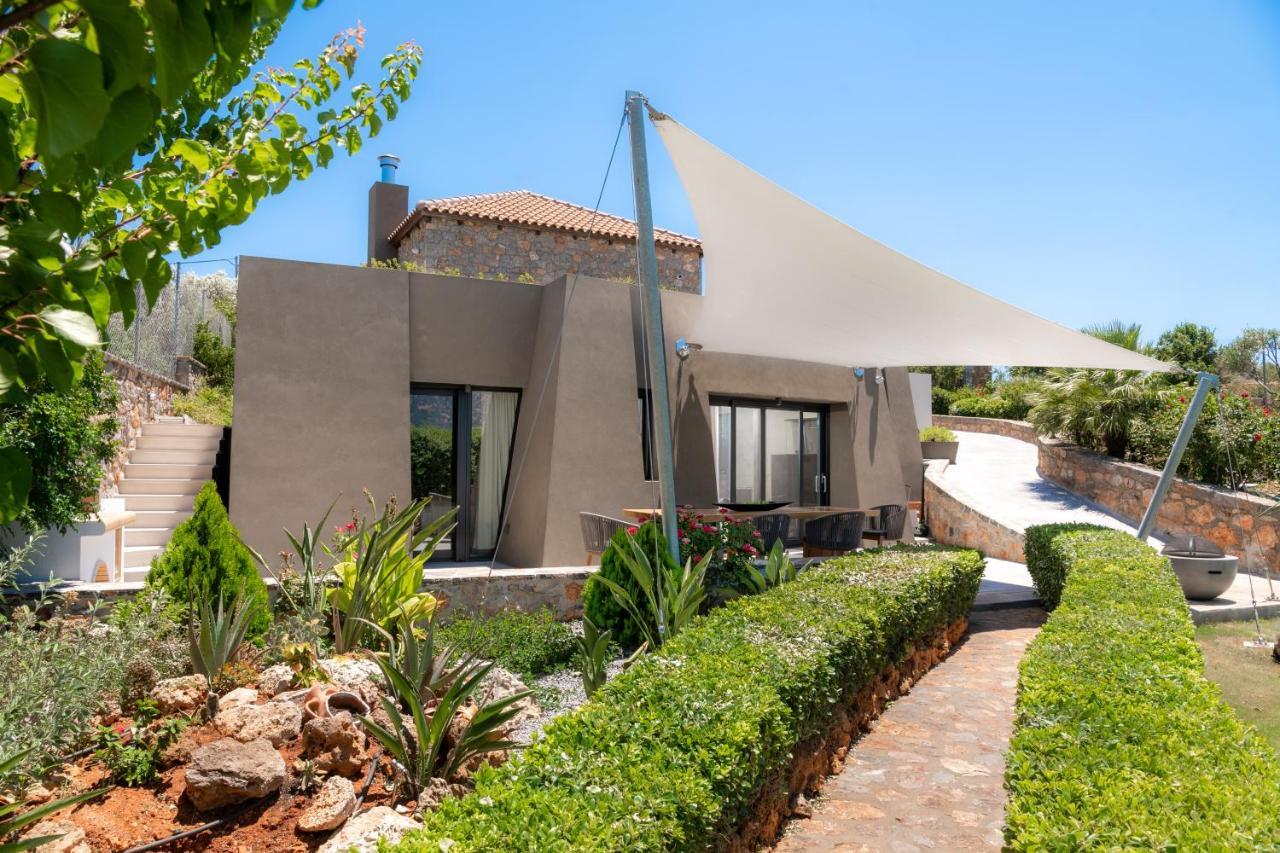 Lithari Luxury Villa With Private Pool, Your Perfect Retreat, Crete Agios Nikolaos Exteriör bild