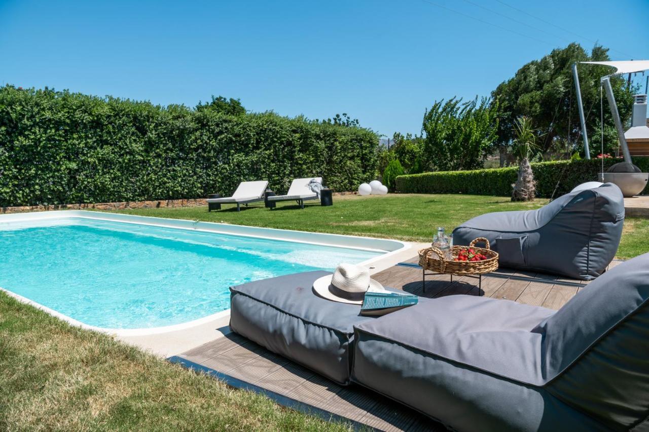 Lithari Luxury Villa With Private Pool, Your Perfect Retreat, Crete Agios Nikolaos Exteriör bild